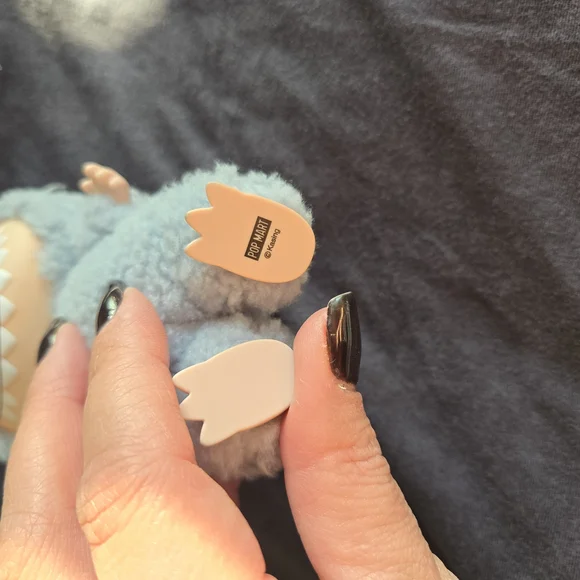 Adorable Blue Bunny Keychain - Picture 2 of 3